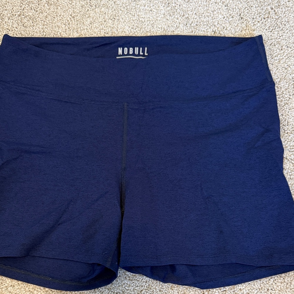 NOBULL Women's Deep Blue Athletic Shorts